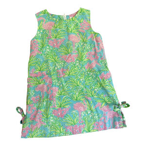 Vintage Lilly Pulitzer Jane Shift Dress Girls Size 4 – Snowbirds Flamingo Beach